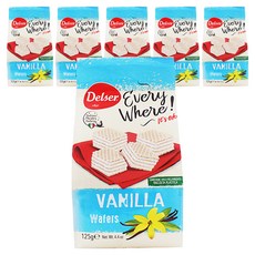 香草威化餅, 6包, 125g