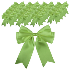 마켓감성 데코용 리본 액세서리, 연두, 20개