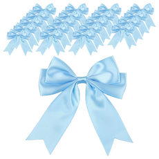 Maket Gamseong 裝飾用緞帶飾品, 20個, 天藍色