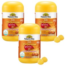 네이처스웨이 키즈 비타구미 비타민C 앤 아연, 147g, 3개