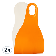 Signpost 人體工學護腕 白色 + 橘色, 2個