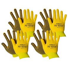 KOMELON 圓點防滑安全手套 MHD-30, 4個, 圓點防滑