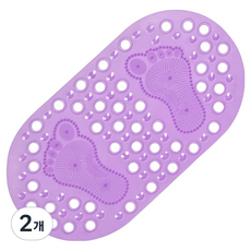 Poten-kit 實用方便腳底按摩墊 68 x 37 cm, 2個, 紫色