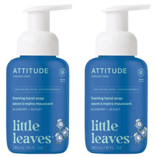 ATTITUDE 艾特優 兒童泡沫洗手乳 藍莓 295mL, 2瓶