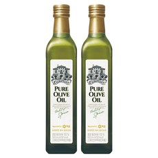 백설 CJ 백설 유러피안 퓨어 올리브유, 500ml, 2개