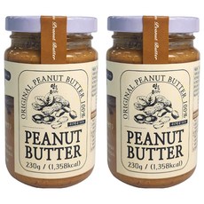 썸앤썸 황토가마에 구운 국산 땅콩버터, 2개, 230g