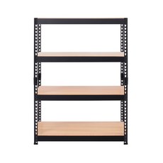 스피드랙 V2 스탠드선반 4단 1100 x 500 x 1500 mm, 블랙