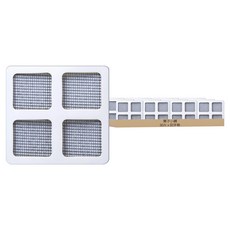 葉子小舖 紗窗修補貼 田字格 防蚊蟲, 10 x 10cm, 30片