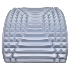 躺靠兩用腰背舒緩伸展按摩墊 30 x 25 x 9cm 400g, 藍色, 1個