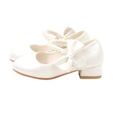 Bebemaru 女童優雅珍珠高跟鞋 9854