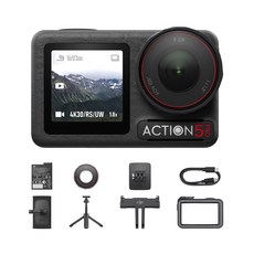 DJI 오즈모 액션 5프로 하이킹 콤보 액션캠 세트, Osmo Action 5 Pro 하이킹 콤보 / AC004, 구성품8종+부속품3