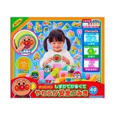 PiNOCCHiO ANPANMAN 麵包超人 靜音軟式積木 輕巧 安全, 1盒