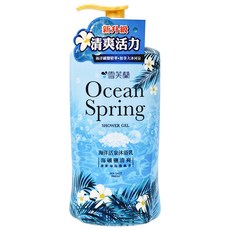 雪芙蘭 海洋活泉沐浴乳 海礦鹽清爽, 1kg, 1瓶