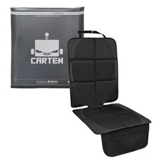 CARTEM 汽車安全座椅防滑保護墊 CT139, 黑色, 1入