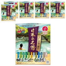 바스크린 명탕 지복의 사치 입욕제 14p, 420g, 6개