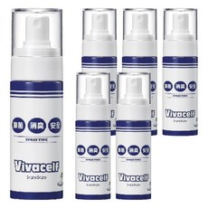 Vivacelf 除菌消臭噴劑, 快速除菌制菌, 強力消臭, 60ml, 6瓶