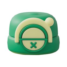 JOONIE 2合1隨行杯吸管杯矽膠頭套組, 1個, 單品(綠色)