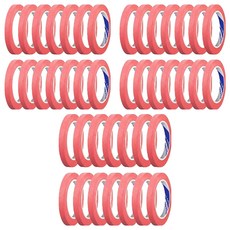 OON 마스킹 테이프 분홍색 10mm, 42개