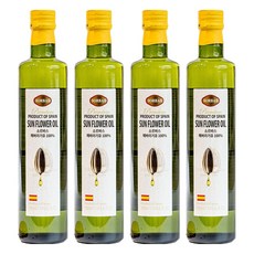 Sorbas 葵花油, 4個, 500ml