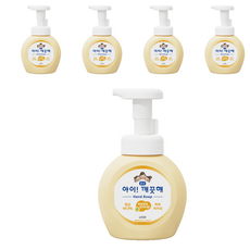 아이깨끗해 핸드워시 순 보송보송 파우더향, 250ml, 5개