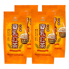 永發茗茶 麥乳紅茶 免濾式, 冷熱飲皆宜, 風行台灣八十年, 36g, 3包, 4袋