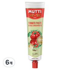 MUTTI 慕堤 雙倍濃縮番茄醬, 6個, 130g