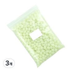 Sea Time 夜光釣魚珠 橢圓硬珠 3 x 4 mm 500入, 螢光, 3個