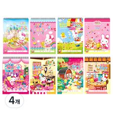 YOUNG ART 無線綜合本2000 女童用 5入, 隨機出貨, 4個