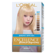 로레알파리 엑셀랑스 블리치 슈프림 손상적은 탈색제, 174g, 1개