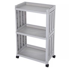 品屋 浴室置物架 三層 2711, 灰色, 1個