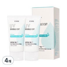 에뛰드 유브이 더블 컷 아쿠아 선 에센스 듀오 세트 SPF50+ PA++++, 4개, 50ml