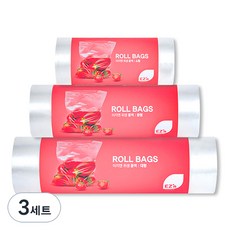EZn이지엔 위생 롤백 소형 17cm x 25cm 200매 + 중형 25cm x 35cm 200매 + 대형 30cm x 40cm 200매, 혼합, 600개입, 3세트