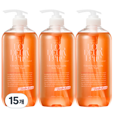 로더렛 인 잉글랜드 컬러핏 바디 워시 번트 바닐라 우디, 1L, 15개