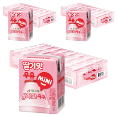 빙그레 딸기맛 우유 MiNi, 120ml, 72개