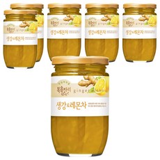 복음자리 생강 앤 레몬차, 500g, 1개입, 6개
