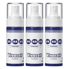 Vivacelf 除菌消臭噴劑, 快速除菌制菌, 強力消臭, 60ml, 3瓶