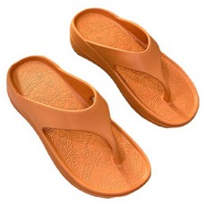 엘쏘 여성용 통굽 쪼리 슬리퍼