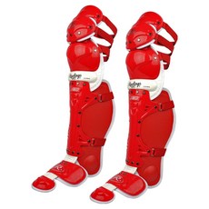 Rawlings 捕手護腿板 LG950XKR 亞洲版, 紅色
