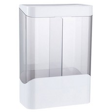 요고모지 심플 무타공 종이컵 디스펜서 2구, 화이트, 1개