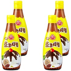 오뚜기 달콤한쵸코시럽, 220g, 4개