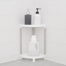 saenghwalbaekgwa 特別浴室轉角架 2層 小型, 白色, 1個