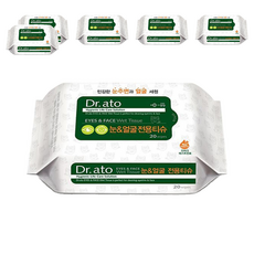 닥터아토 눈&얼굴 전용티슈 휴대형, 60g, 20매입, 6개