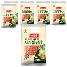 해찬들 사계절쌈장, 300g, 6개
