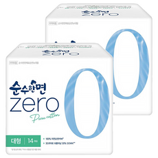 KleanNara 可綠納樂 ZERO 纯棉 日用衛生棉 護翼型, 29cm, 14片, 2包