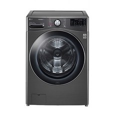 LG전자 트롬 드럼 세탁기 24kg 방문설치, F24KDD, 블랙 스테인리스