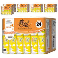 春風 超細柔抽取式衛生紙 雙層, 24包, 6袋