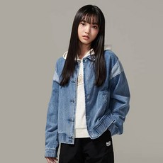 JCB 女童丹寧棒球夾克