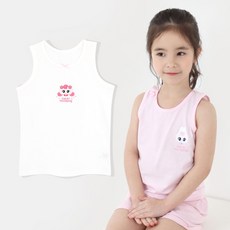 프리미에팜 여아용 캐치 티니핑 클린 순면 런닝 2종 세트