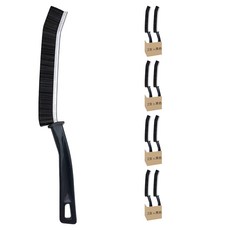 AHOYE 硬毛除垢縫隙清潔刷 黑色, 8支