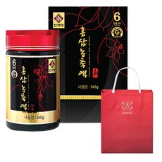 CheonJeMyeong Red Ginseng 6年生紅蔘濃縮液+提袋, 1罐, 1組